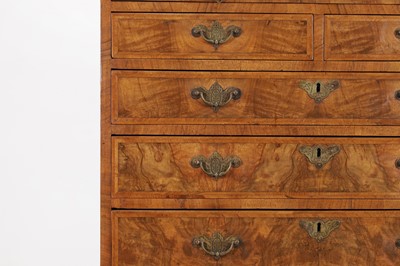Lot 63 - A George I-style walnut bachelor’s chest