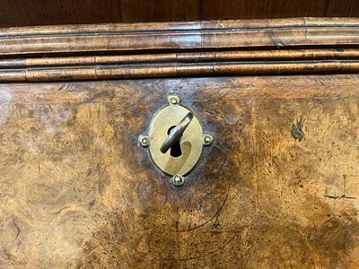 Lot 67 - A George I walnut bureau bookcase in the manner of Coxed & Woster
