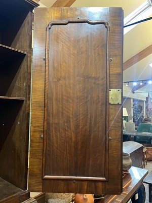 Lot 67 - A George I walnut bureau bookcase in the manner of Coxed & Woster