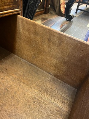 Lot 67 - A George I walnut bureau bookcase in the manner of Coxed & Woster