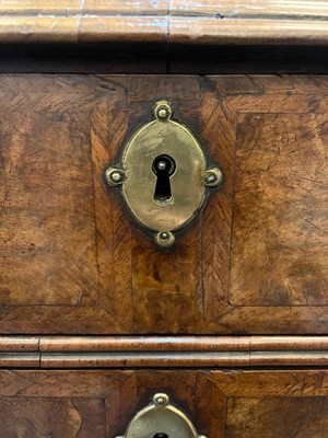 Lot 67 - A George I walnut bureau bookcase in the manner of Coxed & Woster