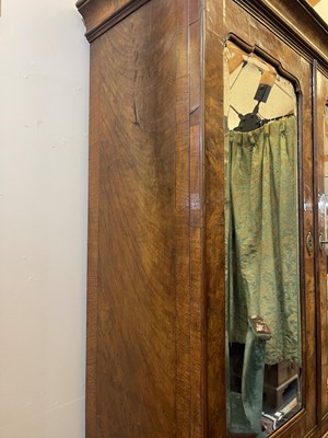 Lot 67 - A George I walnut bureau bookcase in the manner of Coxed & Woster