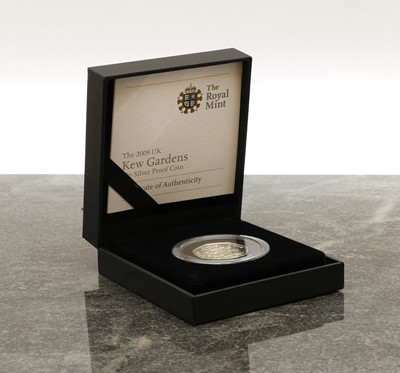 Lot 58 - A 2009 Kew Gardens silver proof 50p coin