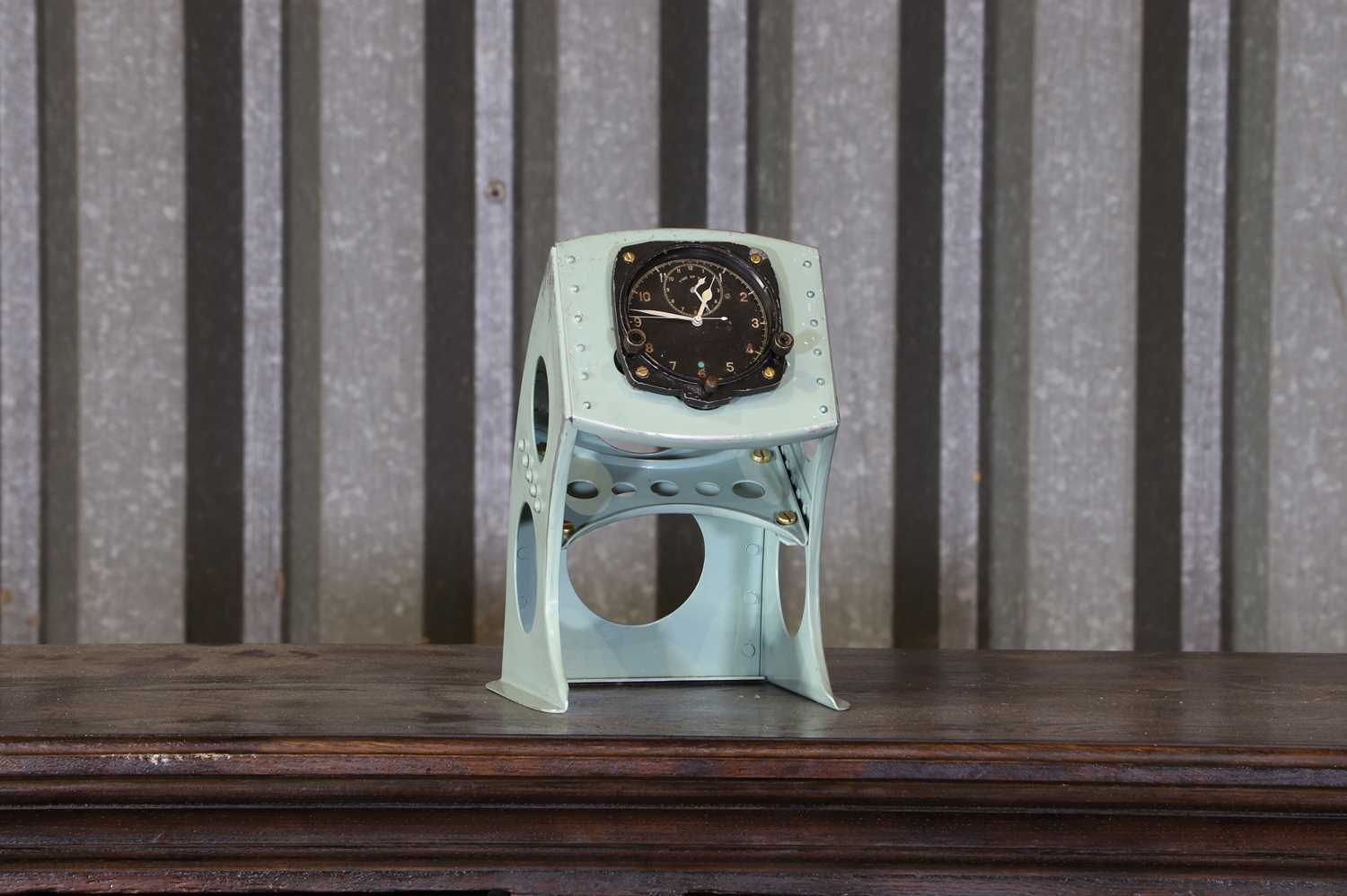 Lot 2 - A 'Mk IIIA' LeCoultre cockpit clock by S Smith & Sons