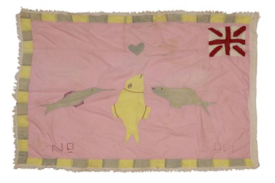 Lot 419 - A Fante Asafo flag