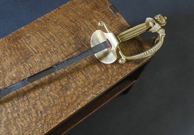 Lot 152 - An Elizabeth II royal court sword