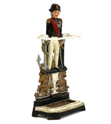 Lot 457 - A cast-iron 'Nelson' stick stand