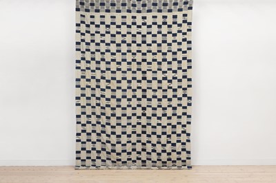 Lot 417 - A large Asante cotton kente cloth