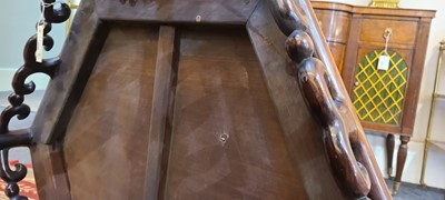 Lot 1 - A hardwood occasional table
