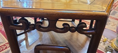 Lot 1 - A hardwood occasional table