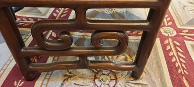 Lot 1 - A hardwood occasional table