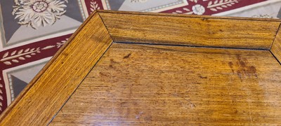 Lot 1 - A hardwood occasional table