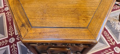 Lot 1 - A hardwood occasional table