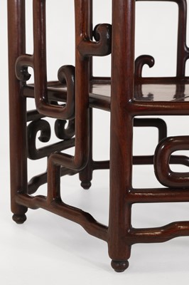 Lot 1 - A hardwood occasional table