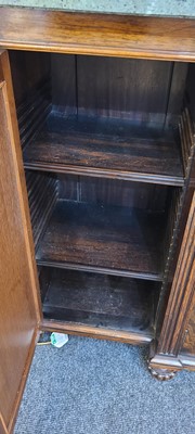 Lot 7 - A George IV rosewood side cabinet in the manner of Gillows