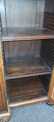Lot 7 - A George IV rosewood side cabinet in the manner of Gillows