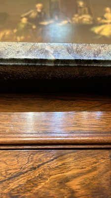 Lot 7 - A George IV rosewood side cabinet in the manner of Gillows