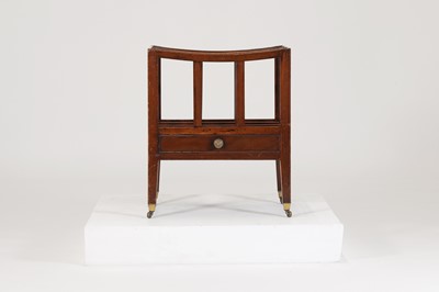 Lot 47 - A George III mahogany canterbury