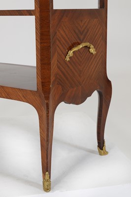 Lot 74 - A Louis XV-style kingwood étagère