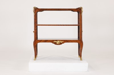 Lot 74 - A Louis XV-style kingwood étagère