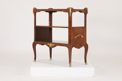 Lot 74 - A Louis XV-style kingwood étagère