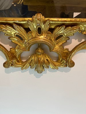 Lot 9 - A pair of export reverse-glass mirrors