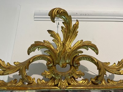 Lot 9 - A pair of export reverse-glass mirrors