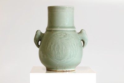 Lot 26 - A Chinese celadon vase