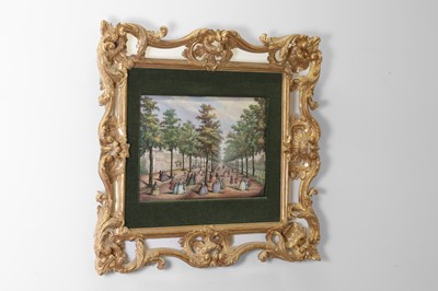 Lot 81 - A George III painted enamel plaque