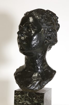 Lot 100 - Aimé-Jules Dalou (French, 1838-1902)