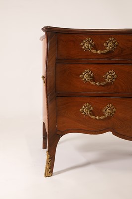 Lot 75 - A George III padouk and kingwood commode attributed to John Cobb