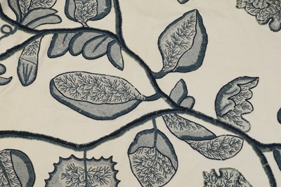 Lot 423 - A large embroidered and crewelwork wall hanging