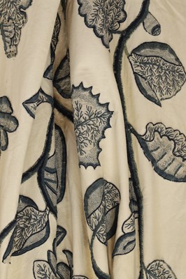 Lot 423 - A large embroidered and crewelwork wall hanging