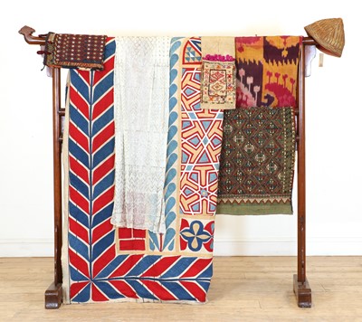 Lot 279 - A large group of Central Asian and world textiles