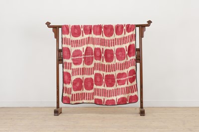 Lot 425 - A silk ikat panel