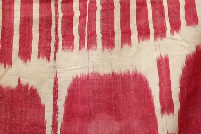 Lot 425 - A silk ikat panel