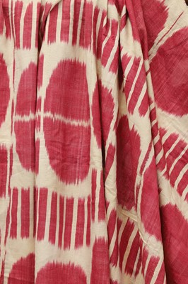 Lot 425 - A silk ikat panel