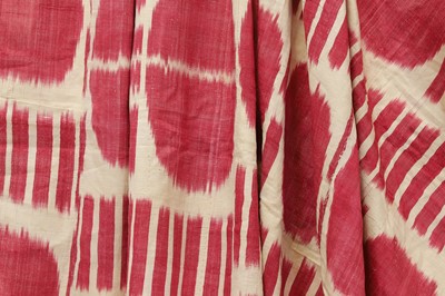 Lot 425 - A silk ikat panel