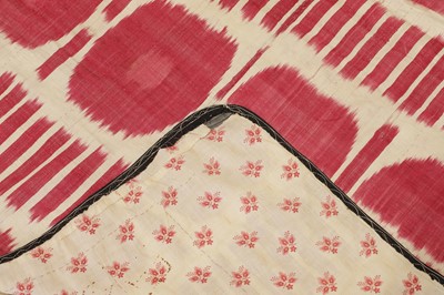Lot 425 - A silk ikat panel