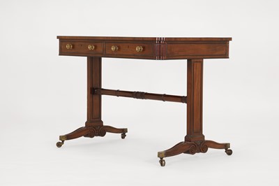 Lot 144 - A George III mahogany library table