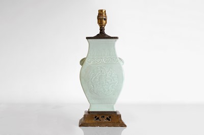 Lot 156 - A Chinese celadon vase