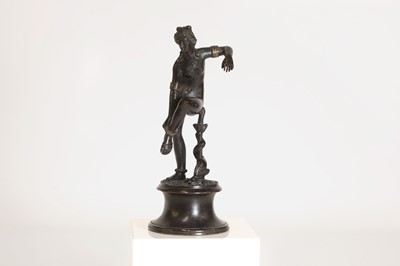 Lot 188 - A grand tour patinated and gilt-bronze figure after the antique
