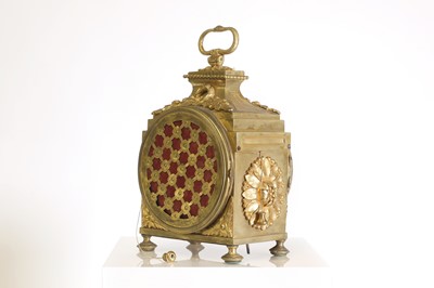 Lot 29 - An ormolu pendule d'officier by Robert & Courvoisier