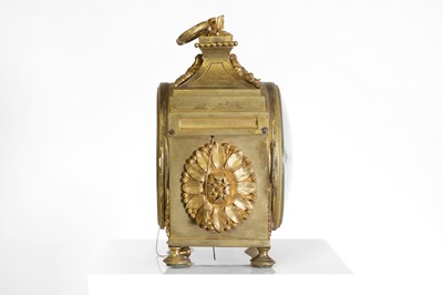 Lot 29 - An ormolu pendule d'officier by Robert & Courvoisier