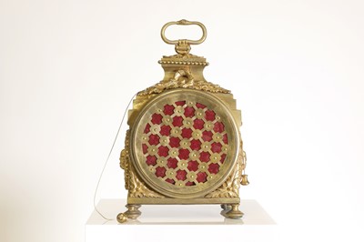 Lot 29 - An ormolu pendule d'officier by Robert & Courvoisier