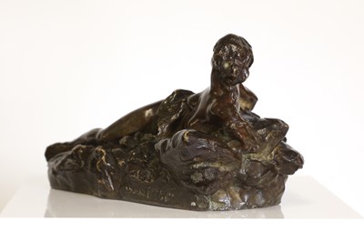 Lot 93 - Aimé-Jules Dalou (French, 1838-1902)