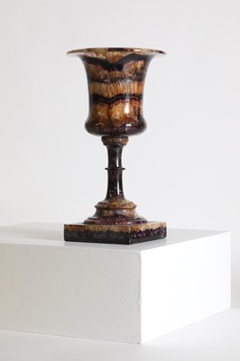 Lot 40 - A George III Blue John or Derbyshire fluorspar urn
