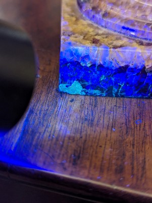 Lot 40 - A George III Blue John or Derbyshire fluorspar urn