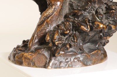 Lot 98 - Aimé-Jules Dalou (French, 1838-1902)
