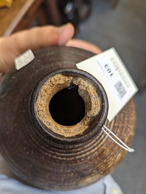 Lot 103 - A Martin Brothers' stoneware vase